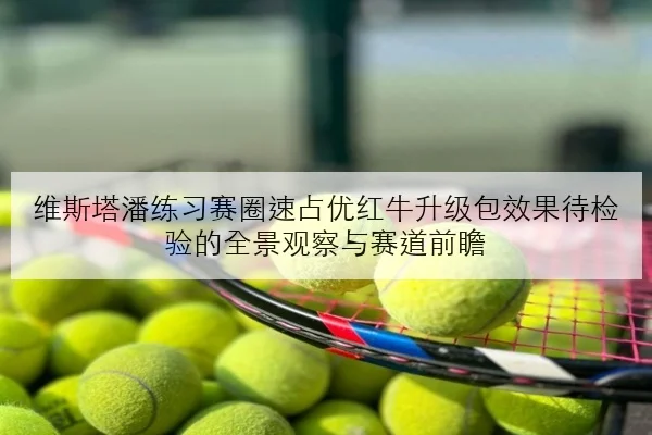 维斯塔潘练习赛圈速占优红牛升级包效果待检验的全景观察与赛道前瞻